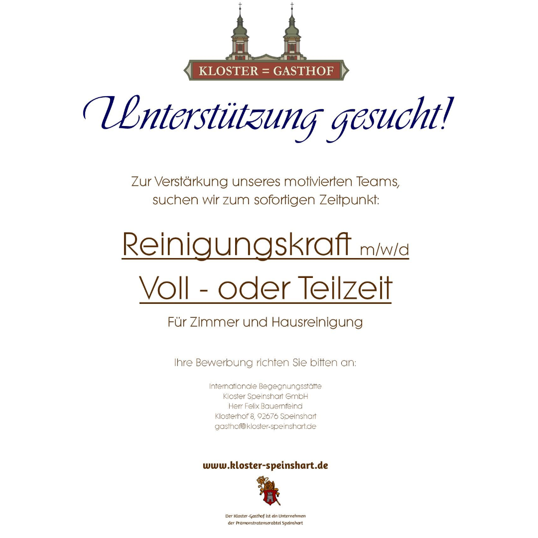 Unterstützung gesucht!